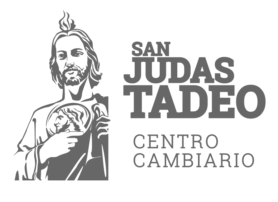 San Judas Tadeo logo gris